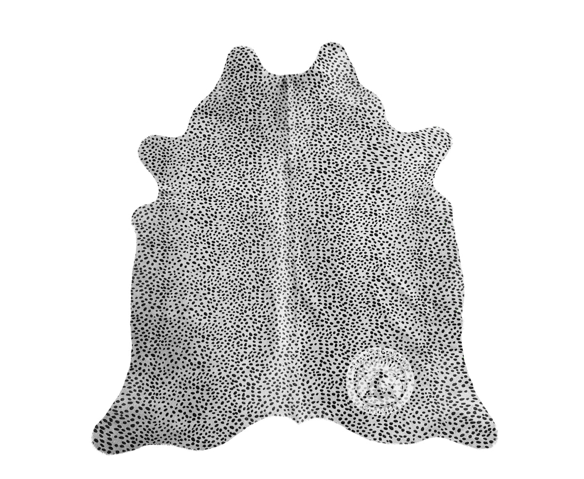 Cheetah on Off White Cowhide Rug Sunshine Cowhides