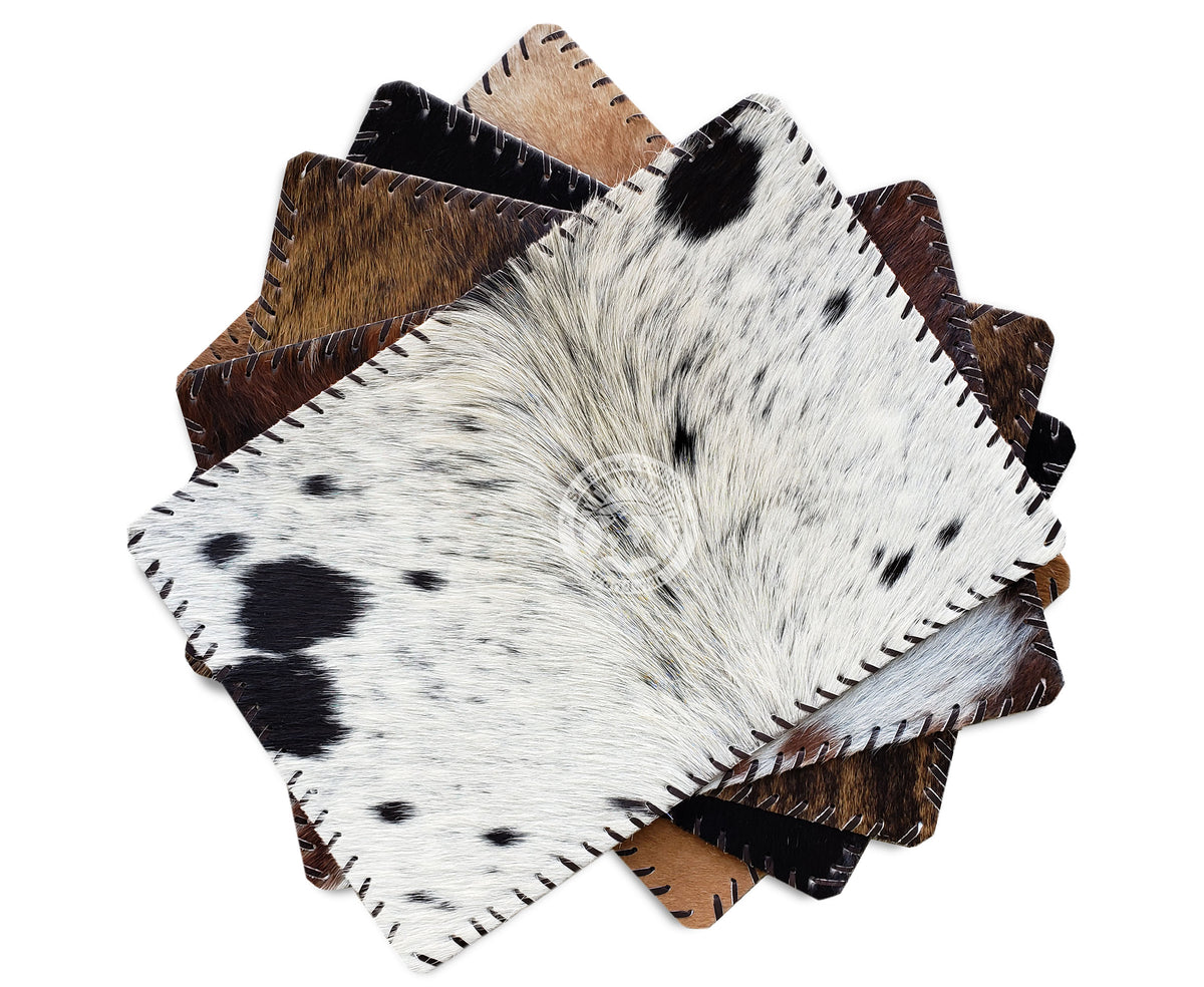 Cowhide Placemat Plain Sunshine Cowhides