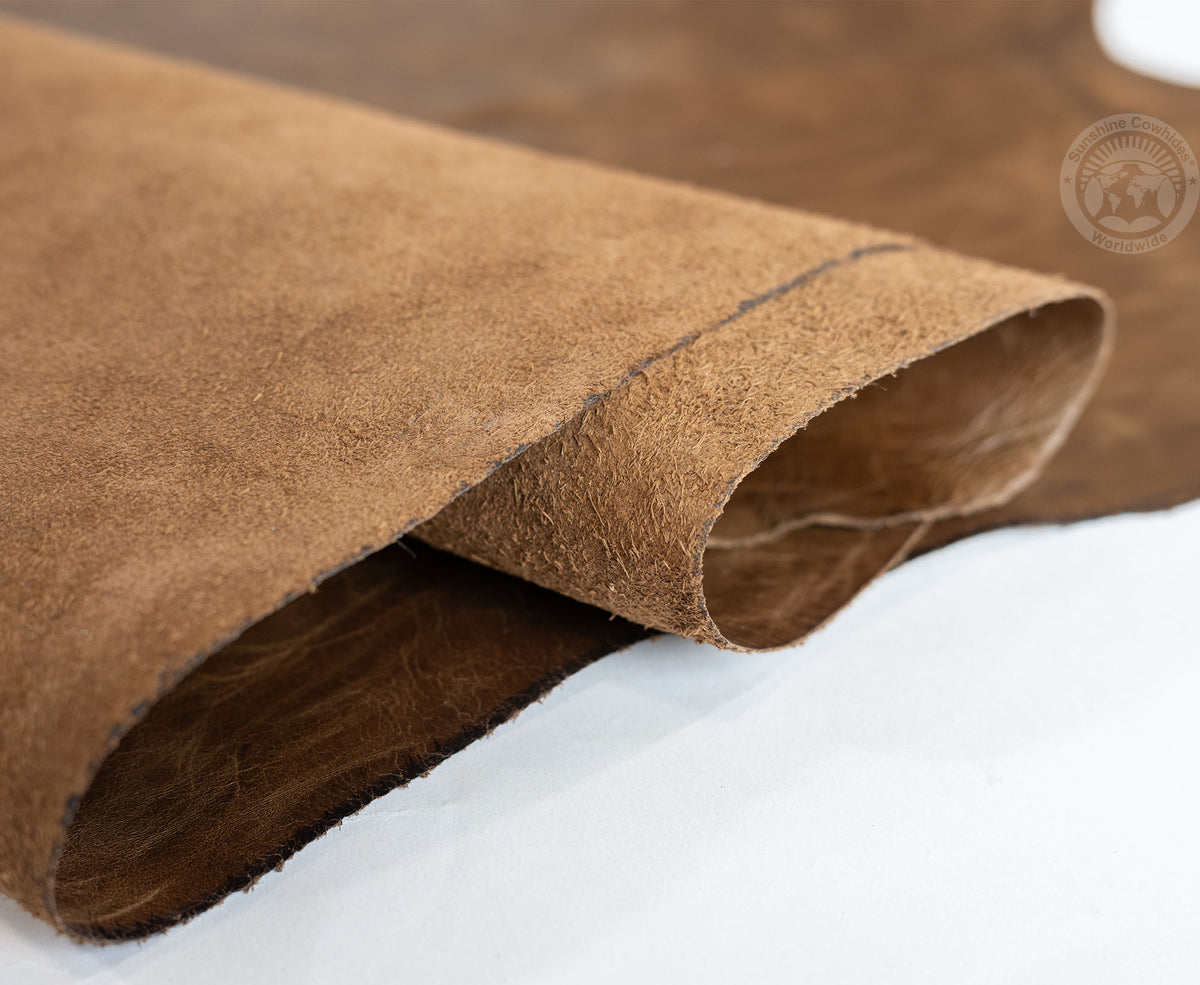Premium Full Grain Leather Caramel 2 Sunshine Cowhides